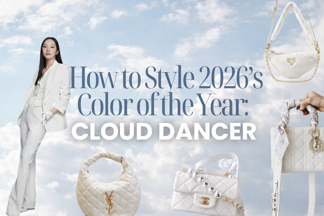 How to Style 2026’s Color of the Year: Cloud Dancer in Designer Bags & Outfits