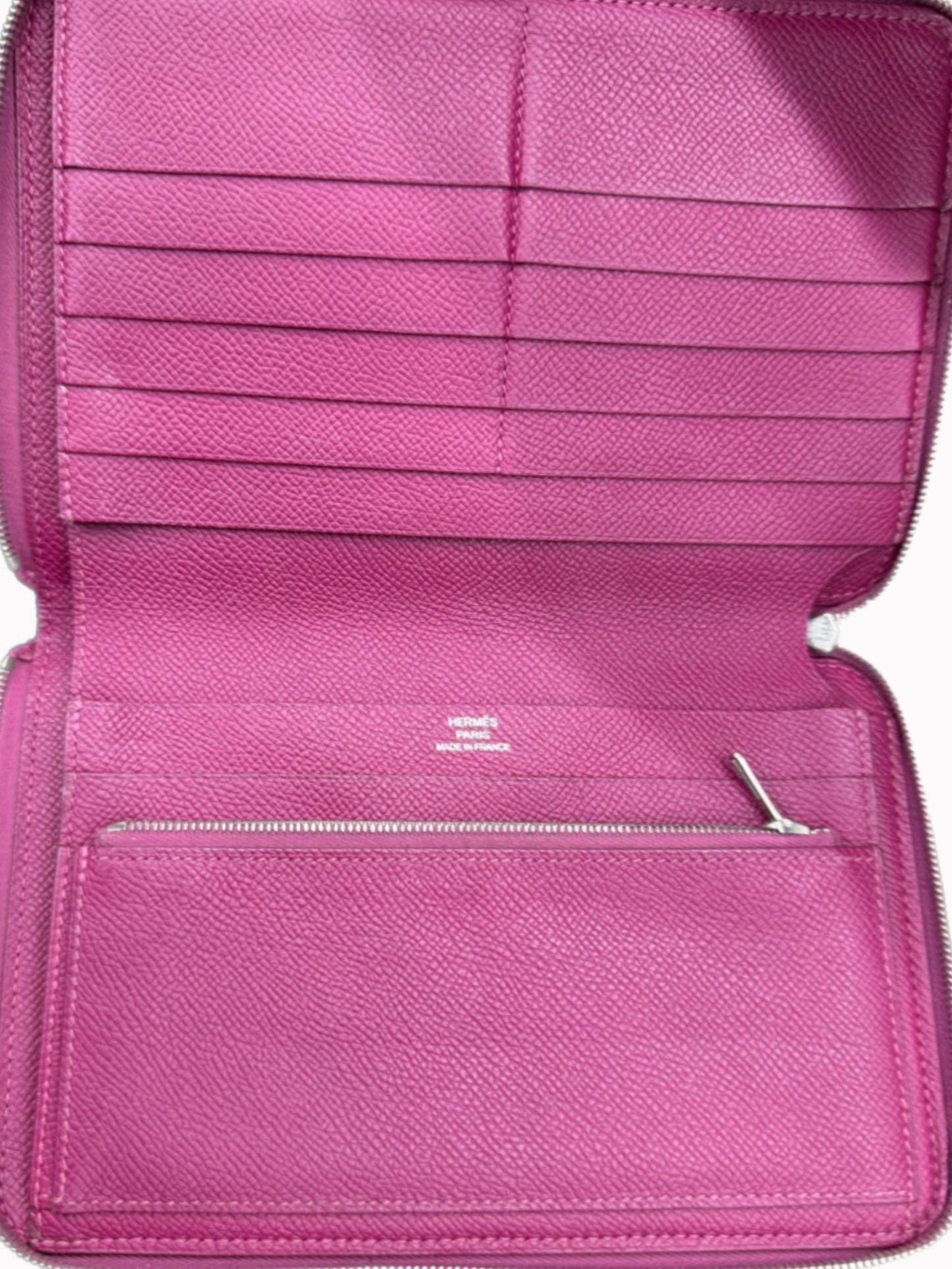 Hermès Pink Epsom Azap Organizer