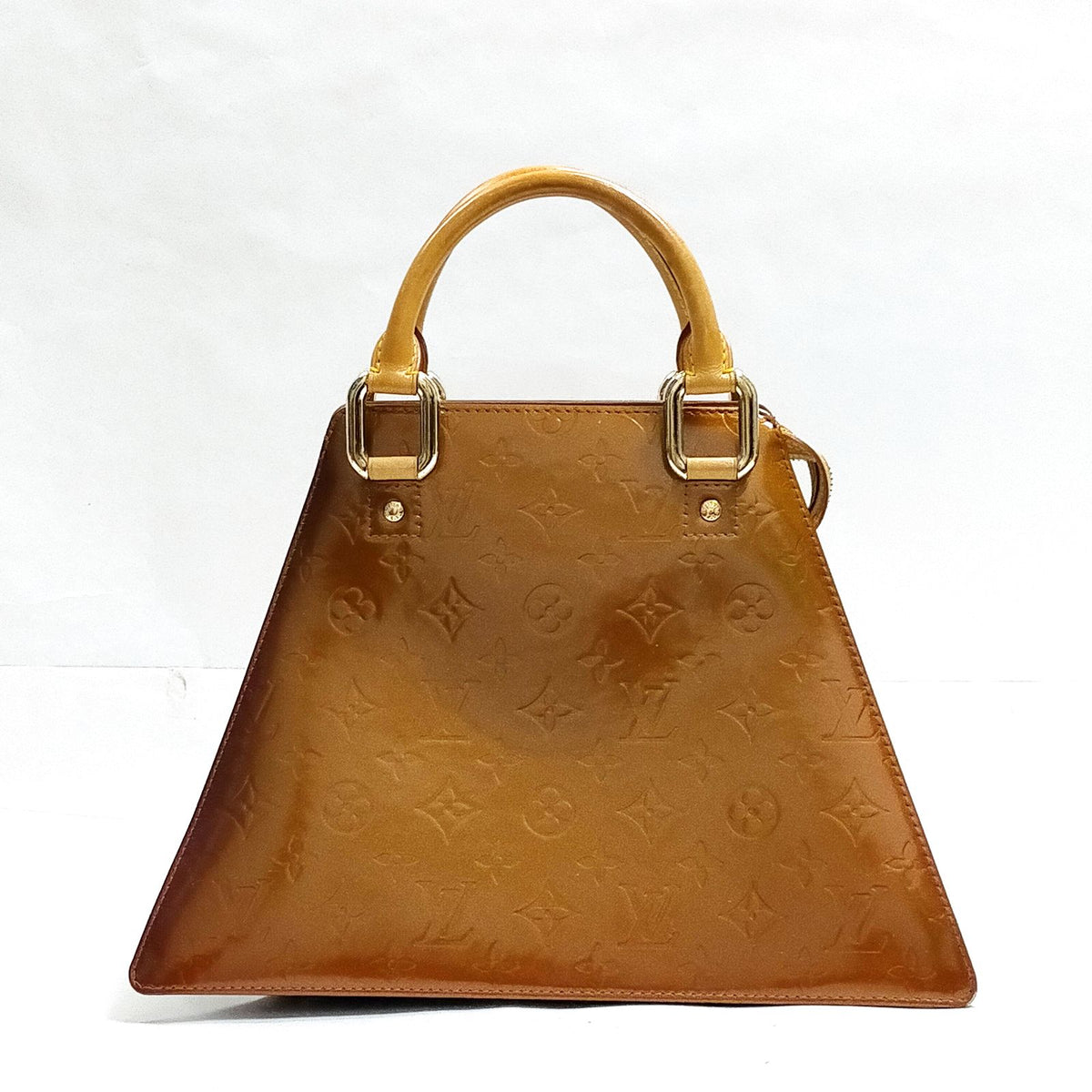 Louis Vuitton Bronze Vernis Forsyth Handbag — product view