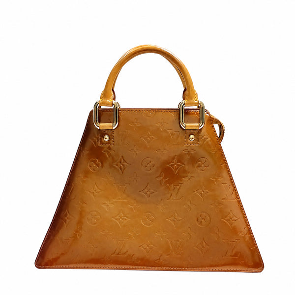 Louis Vuitton Bronze Vernis Forsyth Handbag