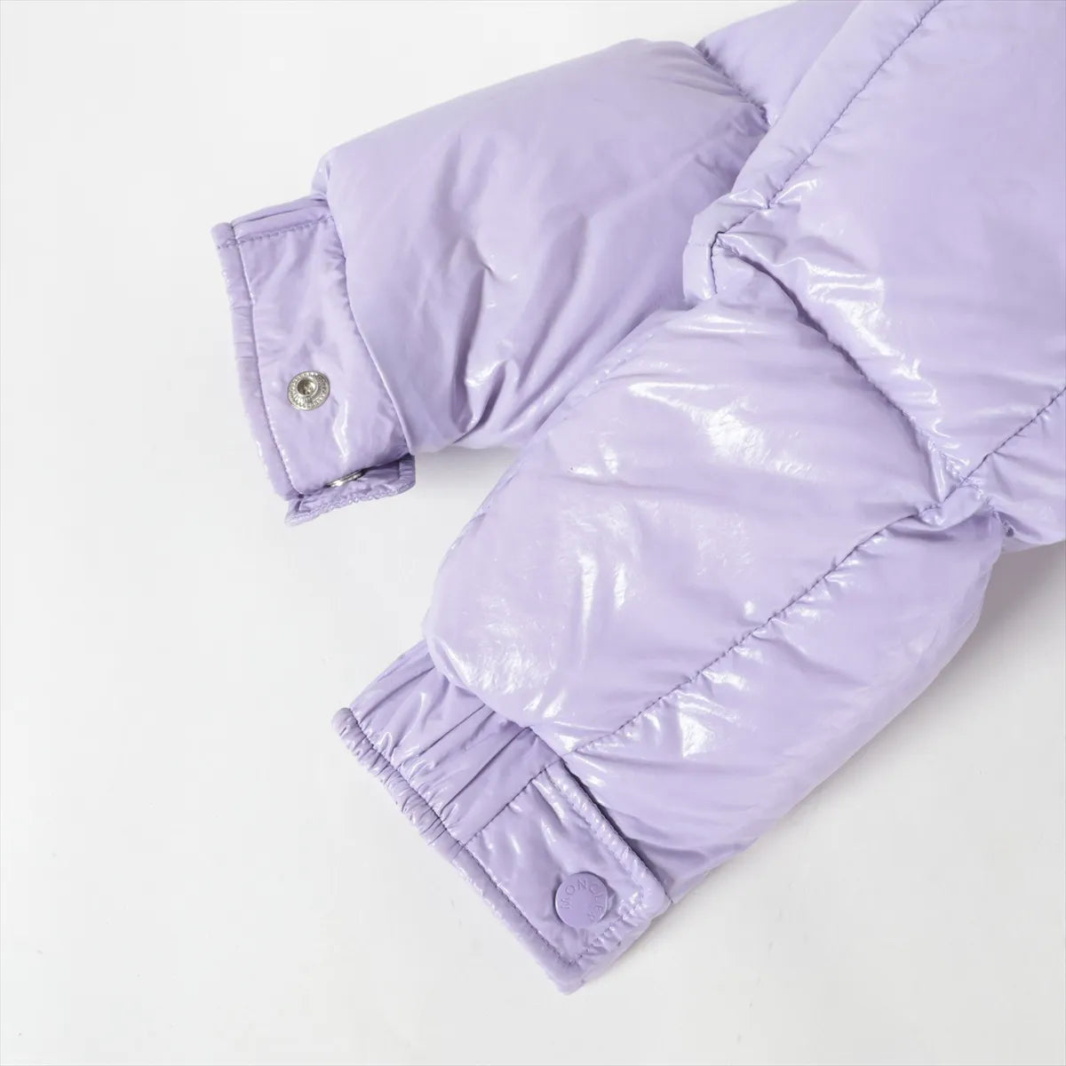 Moncler Nylon Down Jacket Purple