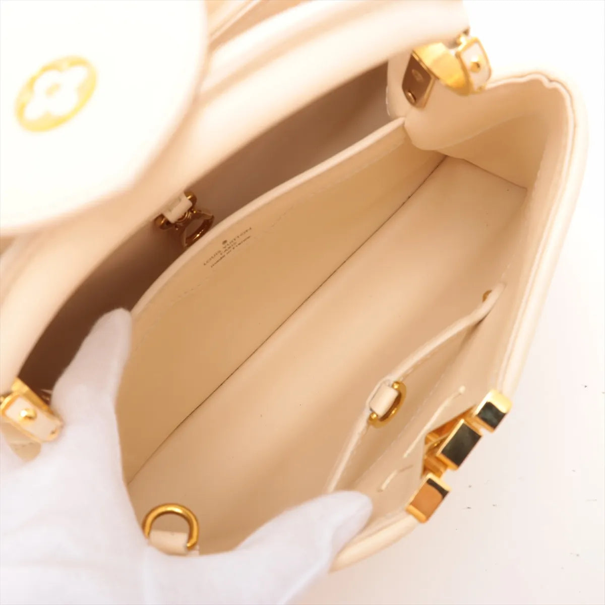 Louis Vuitton Quilted Capucines BB Beige *PREORDER*