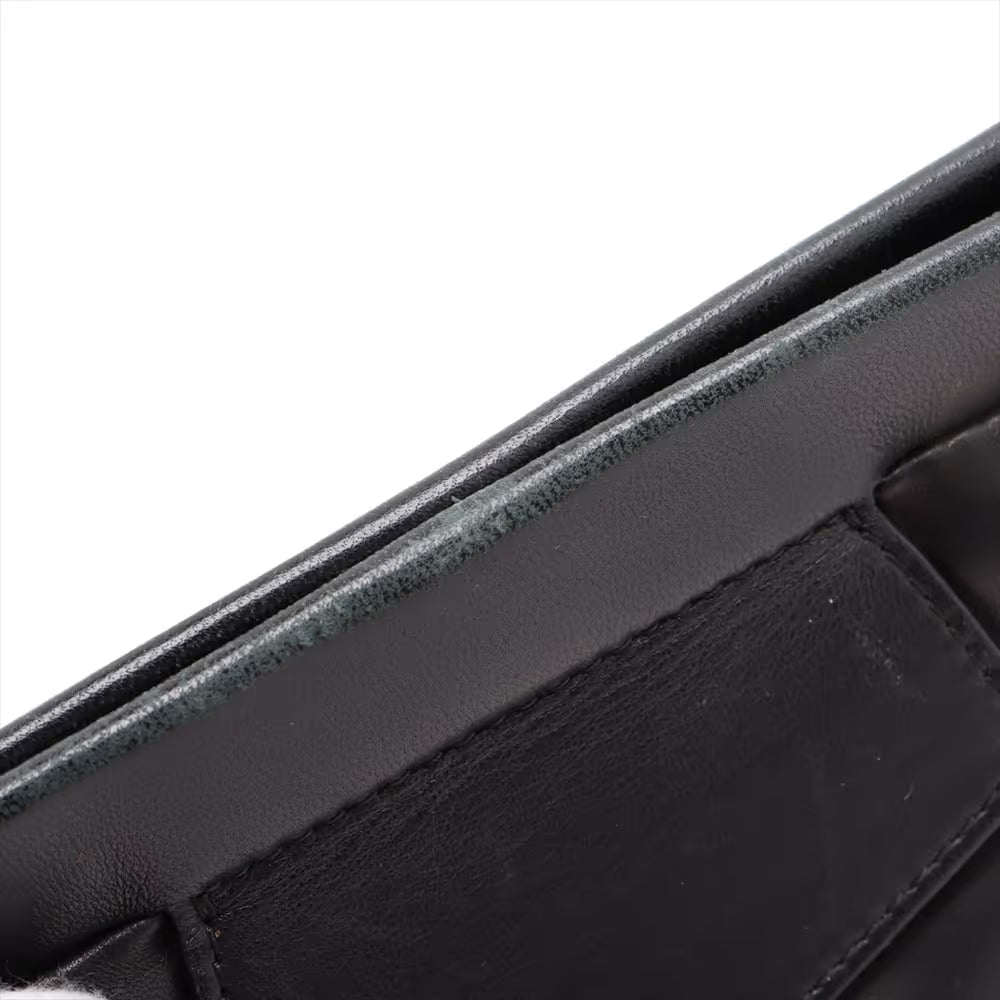 Maison Margiela Glam Slam Leather Chain Shoulder Bag Black