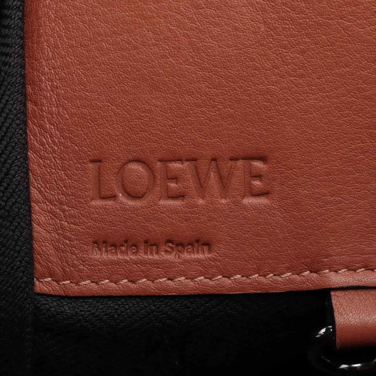Loewe Hammock Small Leather Two-Way Handbag Brown