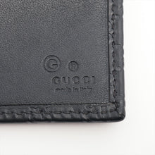 Load image into Gallery viewer, Gucci Micro Guccissima Leather Long Wallet Black