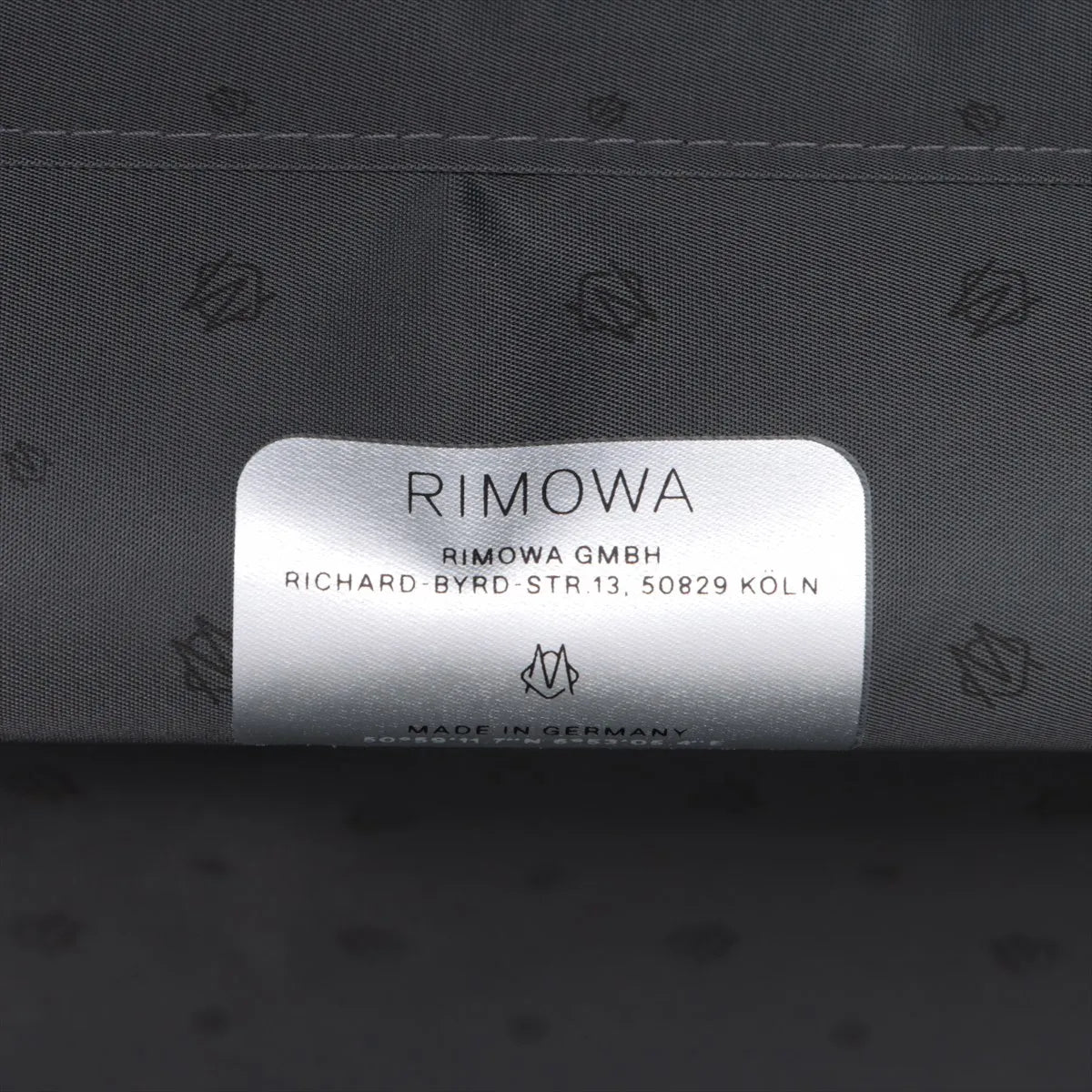 RIMOWA Check-in Aluminum Carry Case Black