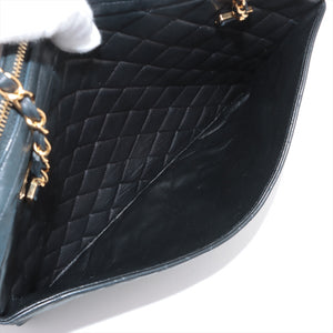 Chanel Matelasse Lambskin Chain Tote Bag Black