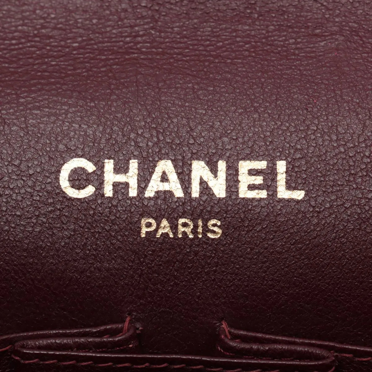 Chanel CC Logo Matelasse Lambskin Double Flap Double Chain Bag Navy Blue