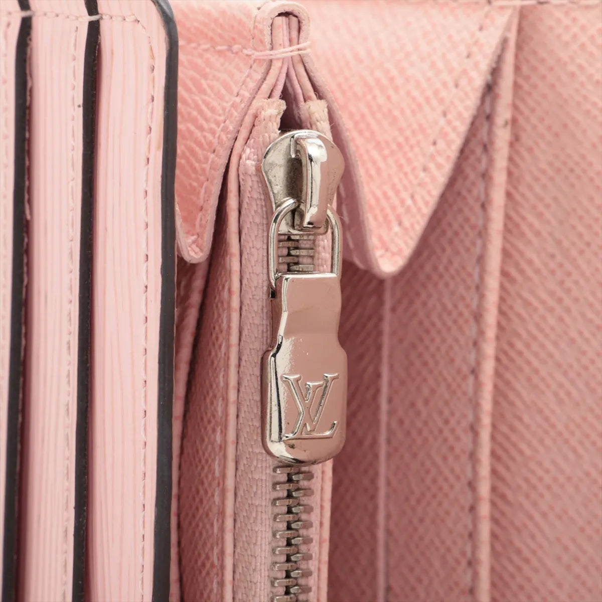 Louis Vuitton Epi Portefeuille Sarah Long Wallet Pink