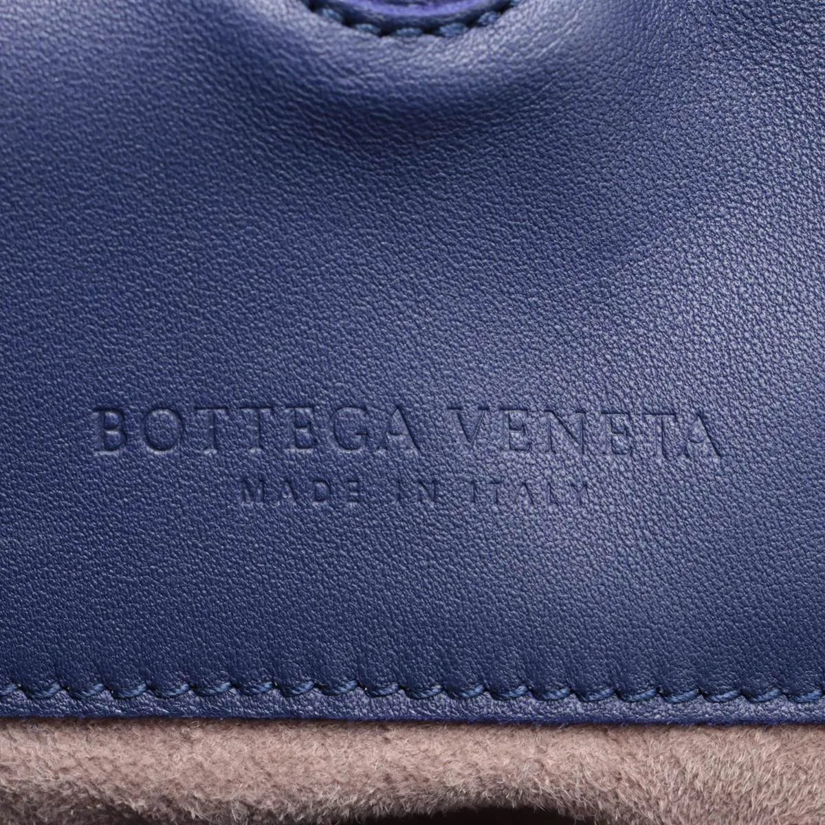 Bottega Veneta Intrecciato Campana Leather Handbag Purple