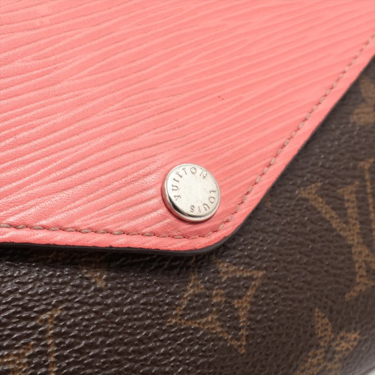 Louis Vuitton Monogram × Epi Marie-Lou Long Wallet Brown x Pink