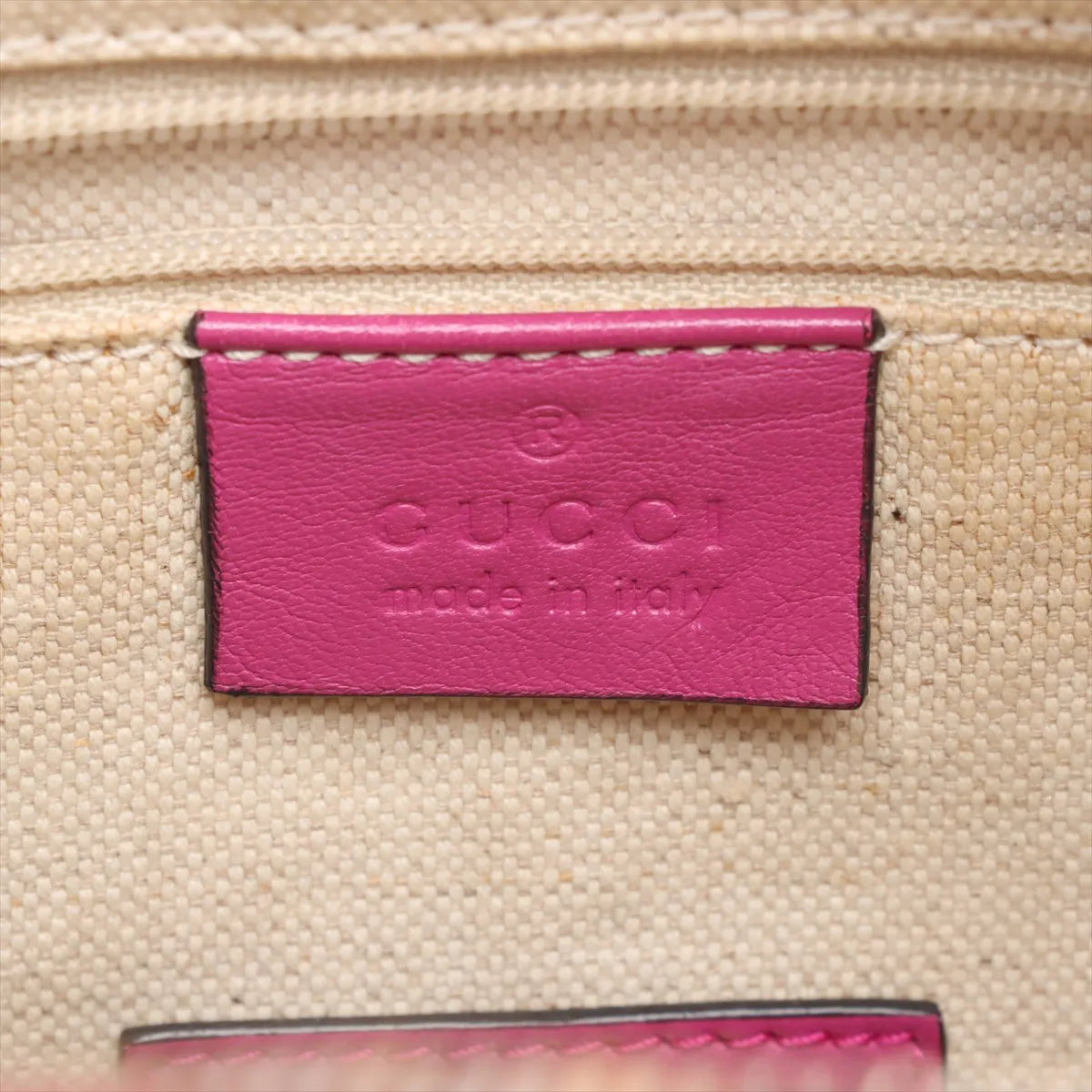 Gucci GG Supreme Patent Leather Handbag Multicolor