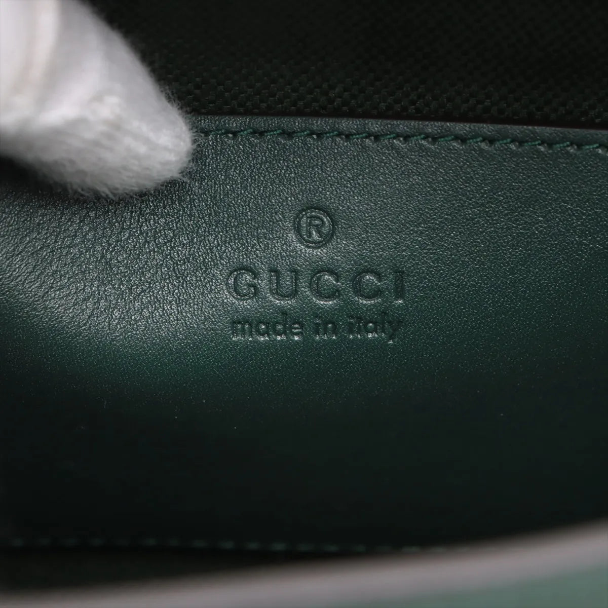 Gucci Bamboo Diana Leather Two-Way Shoulder Bag Green