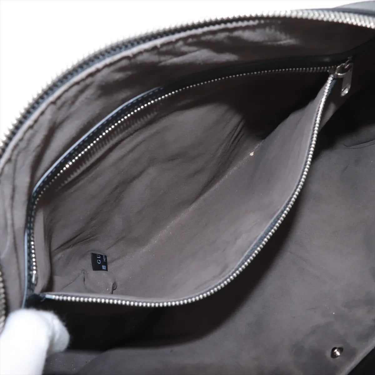 Gucci Guccissima Leather Two-Way Business Bag Black