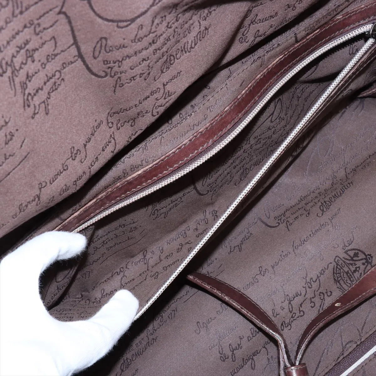 Berluti Formula 1000 Leather Suitcase Brown