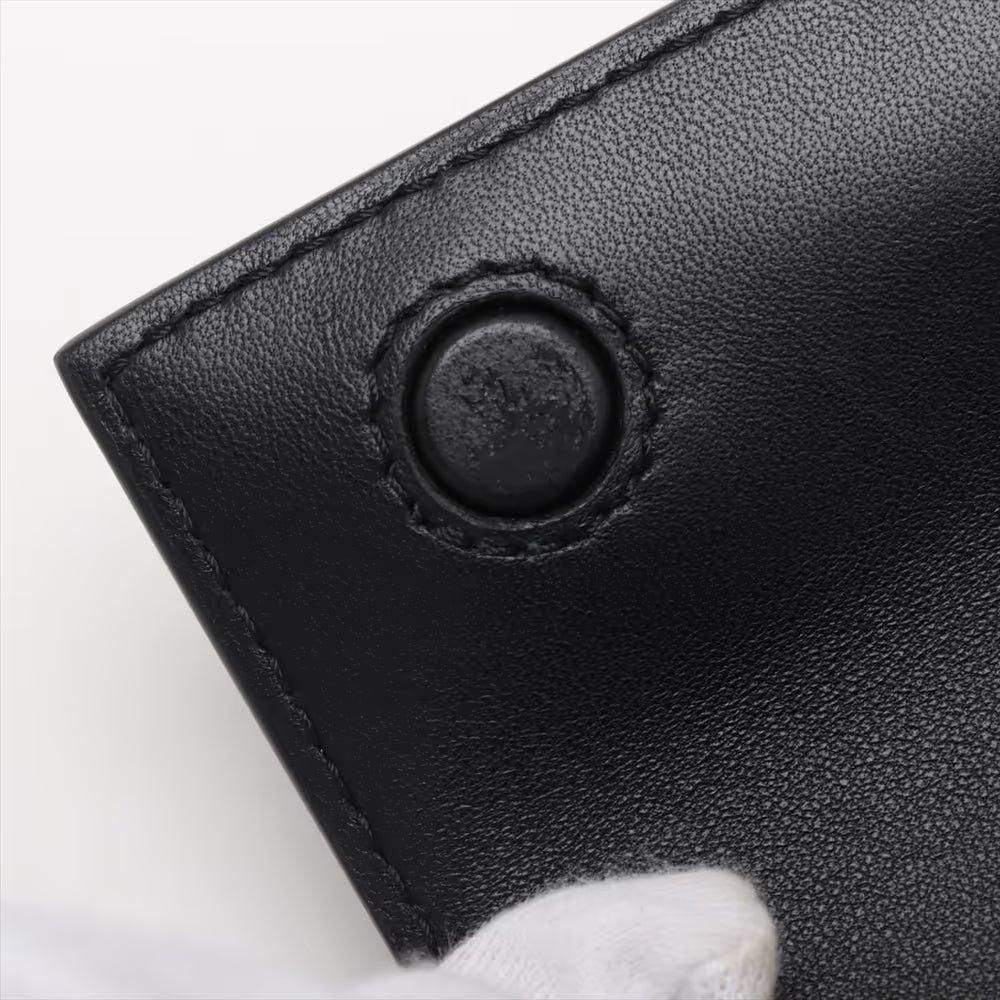 Burberry Grace Leather Shoulder Bag Black