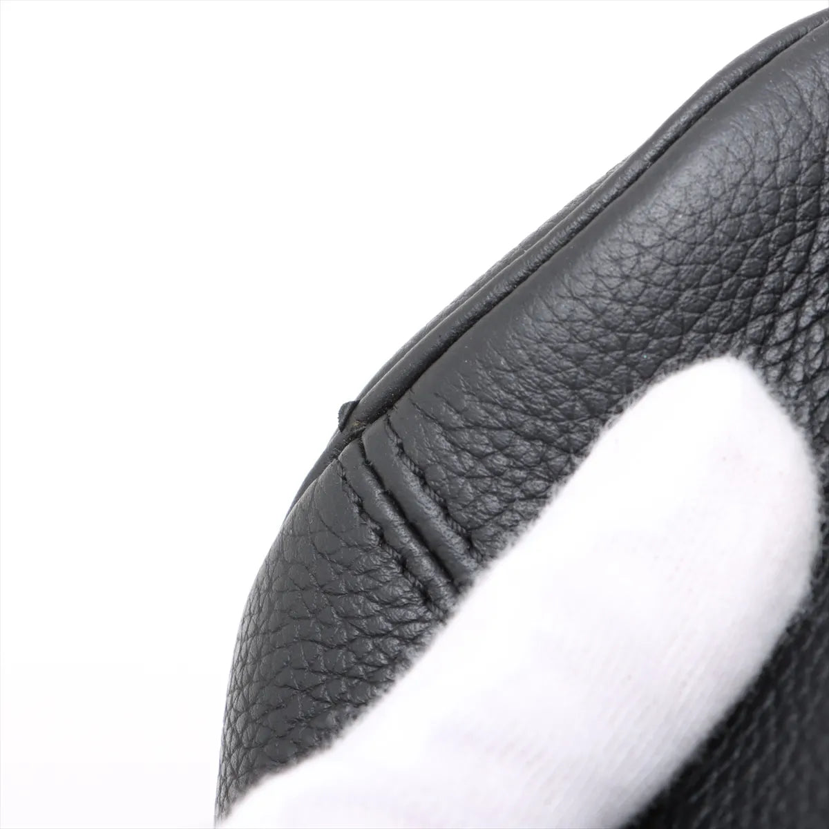 Christian Dior Atelier Leather Roller Shoulder Bag Black