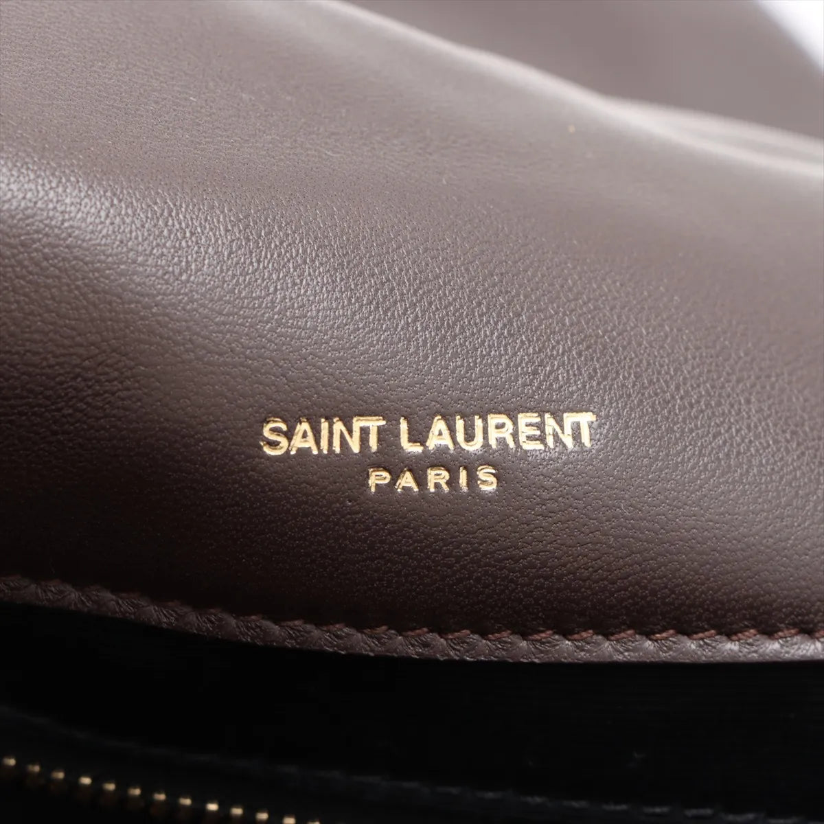 Saint Laurent Paris Jamie 4.3 Leather Chain Shoulder Bag Brown