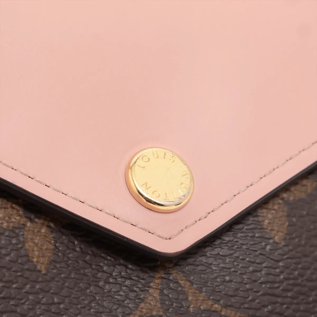 Louis Vuitton Monogram Portefeuille Zoe Rose Ballerine