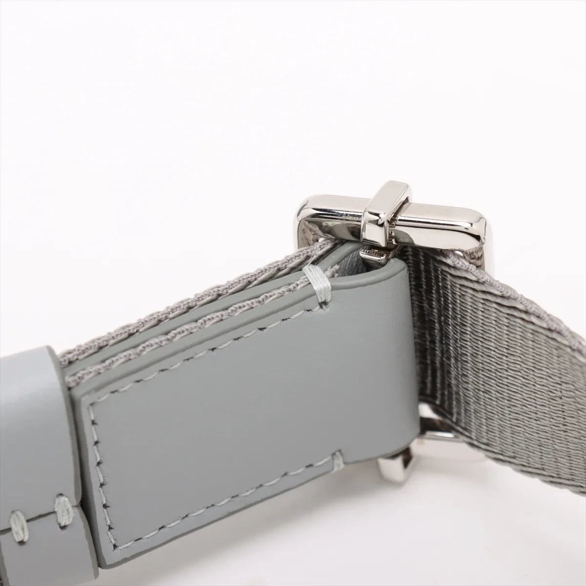 Christian Dior CD Diamond Leather Shoulder Bag Gray