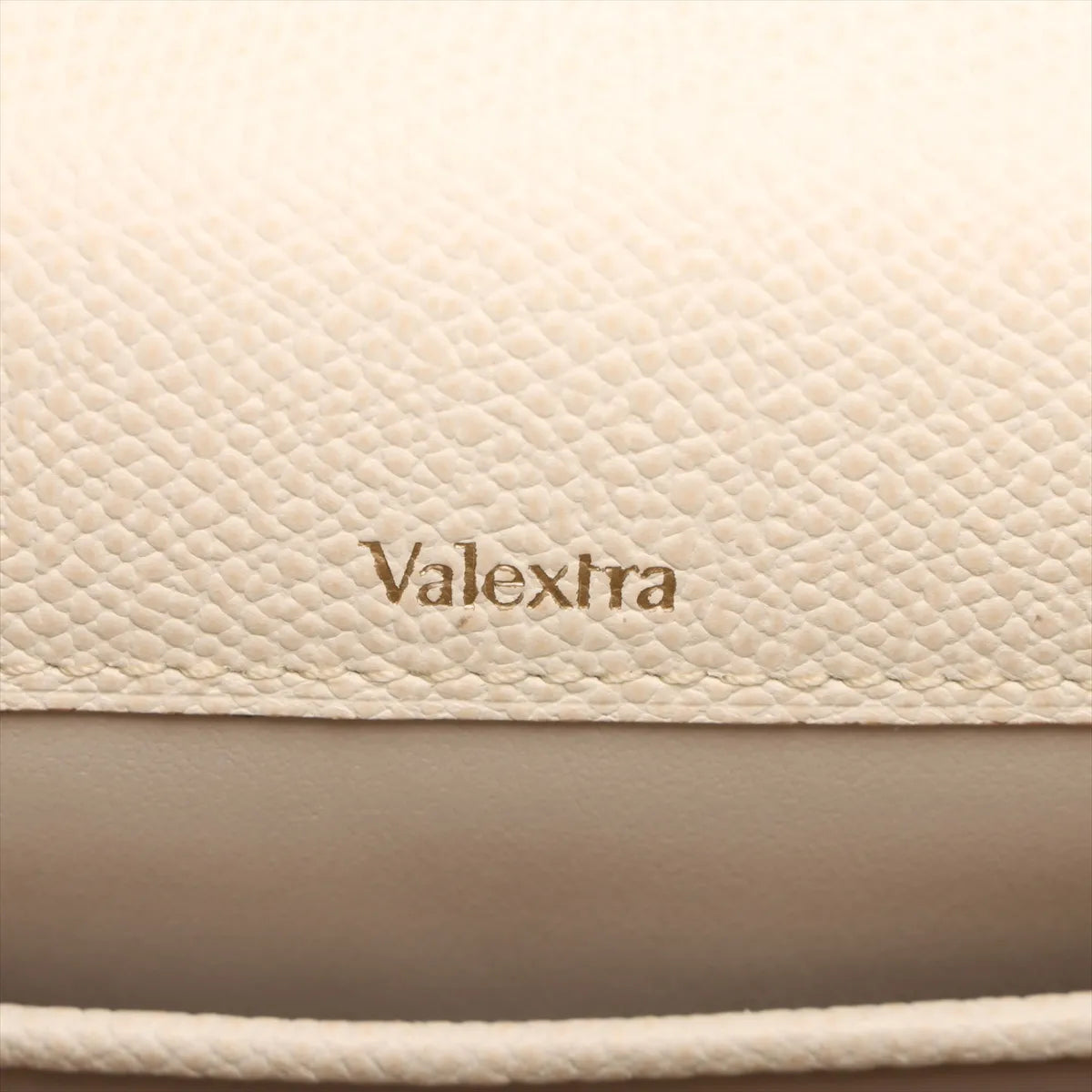 Valextra Iside Mini Leather Two-Way Handbag Ivory