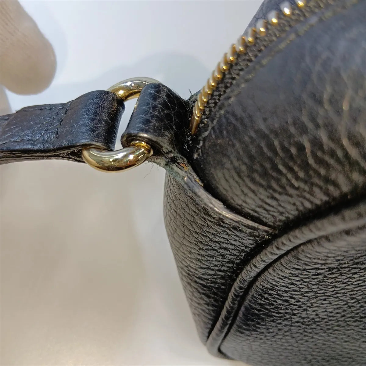 Gucci Soho Leather Shoulder Bag Black