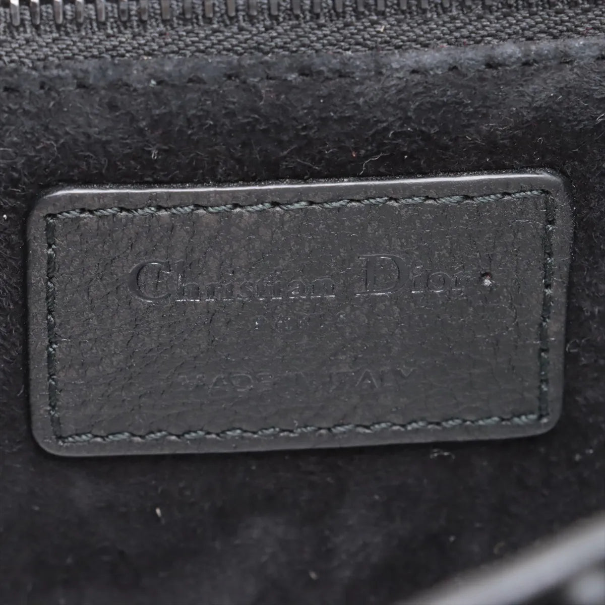 Christian Dior Dio(R)evolution Leather Shoulder Bag Black