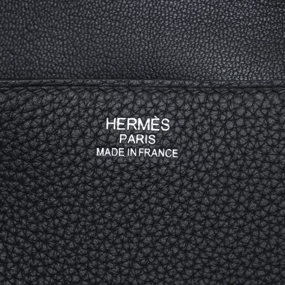 Hermès Sac A Depeche Light 36 Togo Black