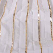 Load image into Gallery viewer, Valentino Garavani High-rise Pleated Midi Skirt White x Metallic Gold