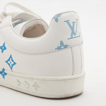Load image into Gallery viewer, Second Hand Louis Vuitton Luxembourg Samothrace Sneaker White x Blue