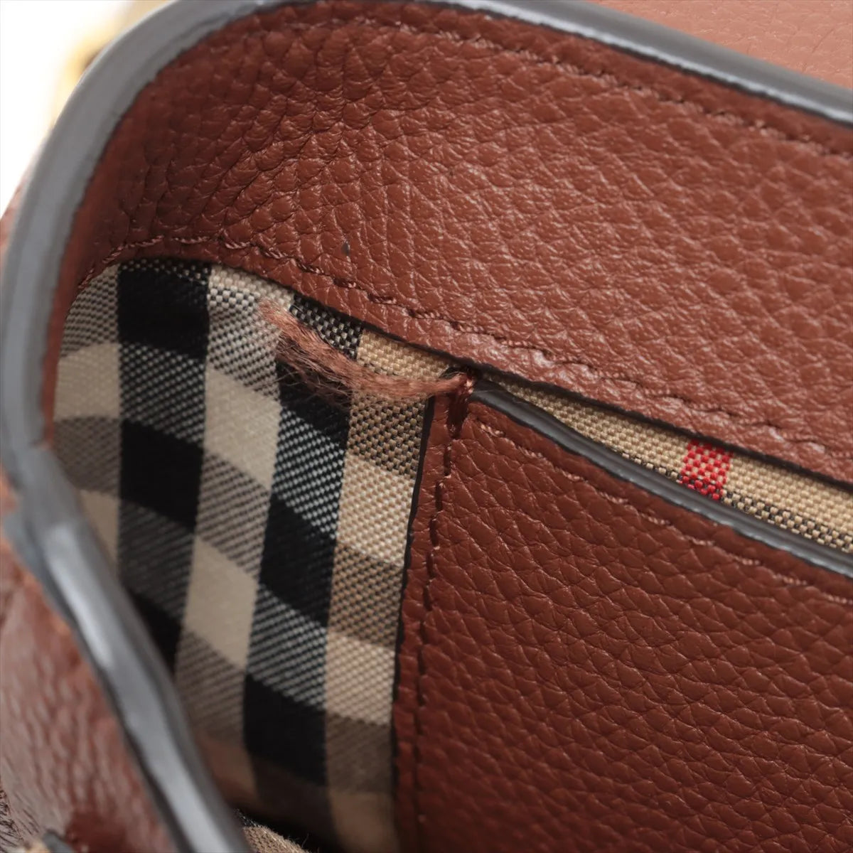 Burberry Nova Check Hampshire Shoulder Bag Brown