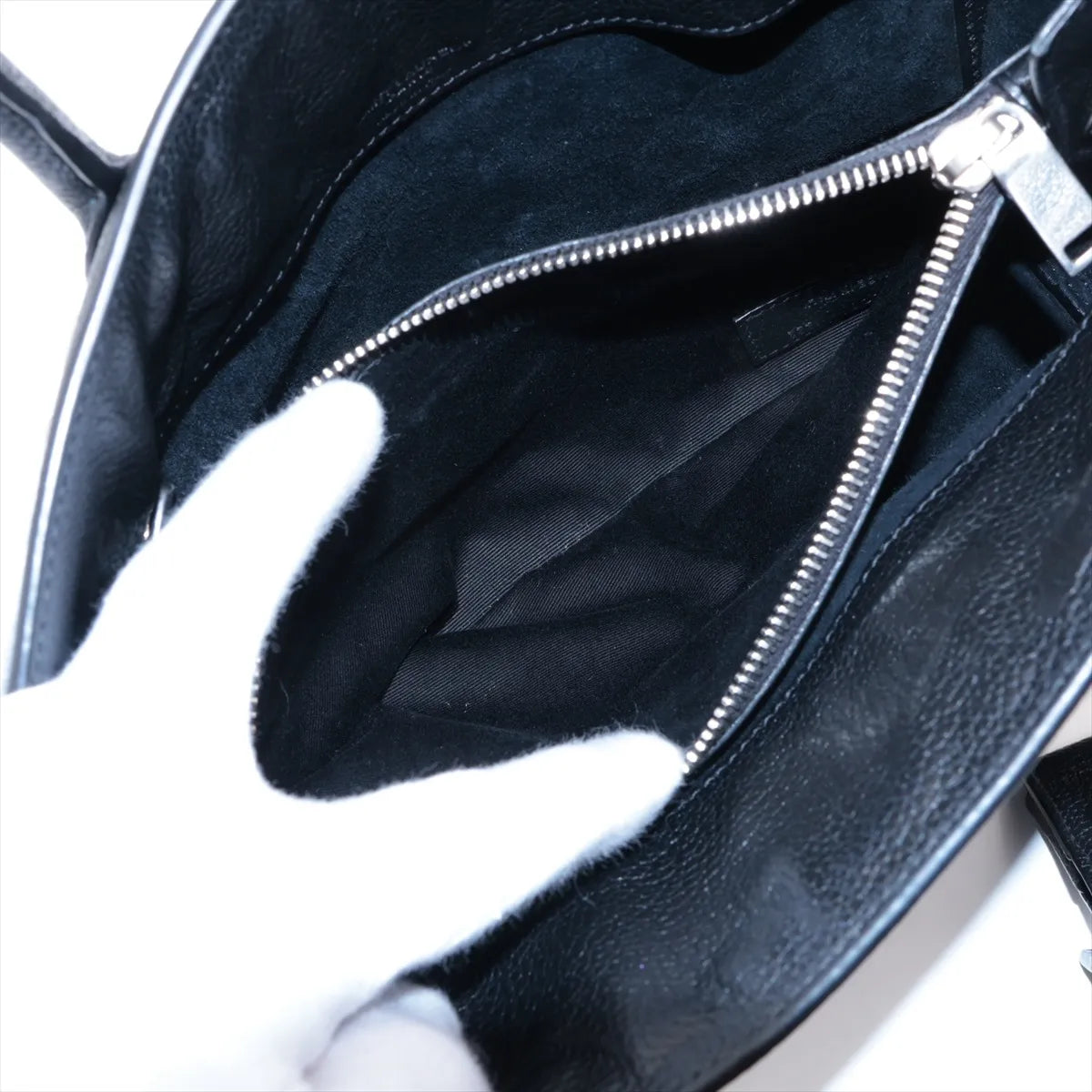 Saint Laurent Paris Sac de Jour Nano Leather Two-Way Shoulder Bag Black