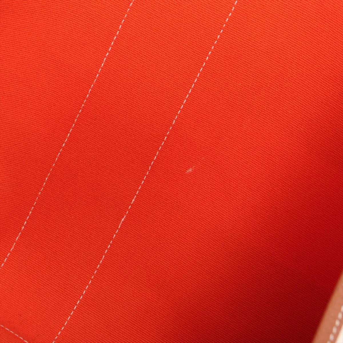 Hermès Garden Party TGM Tote Bag Beige x Red x Orange