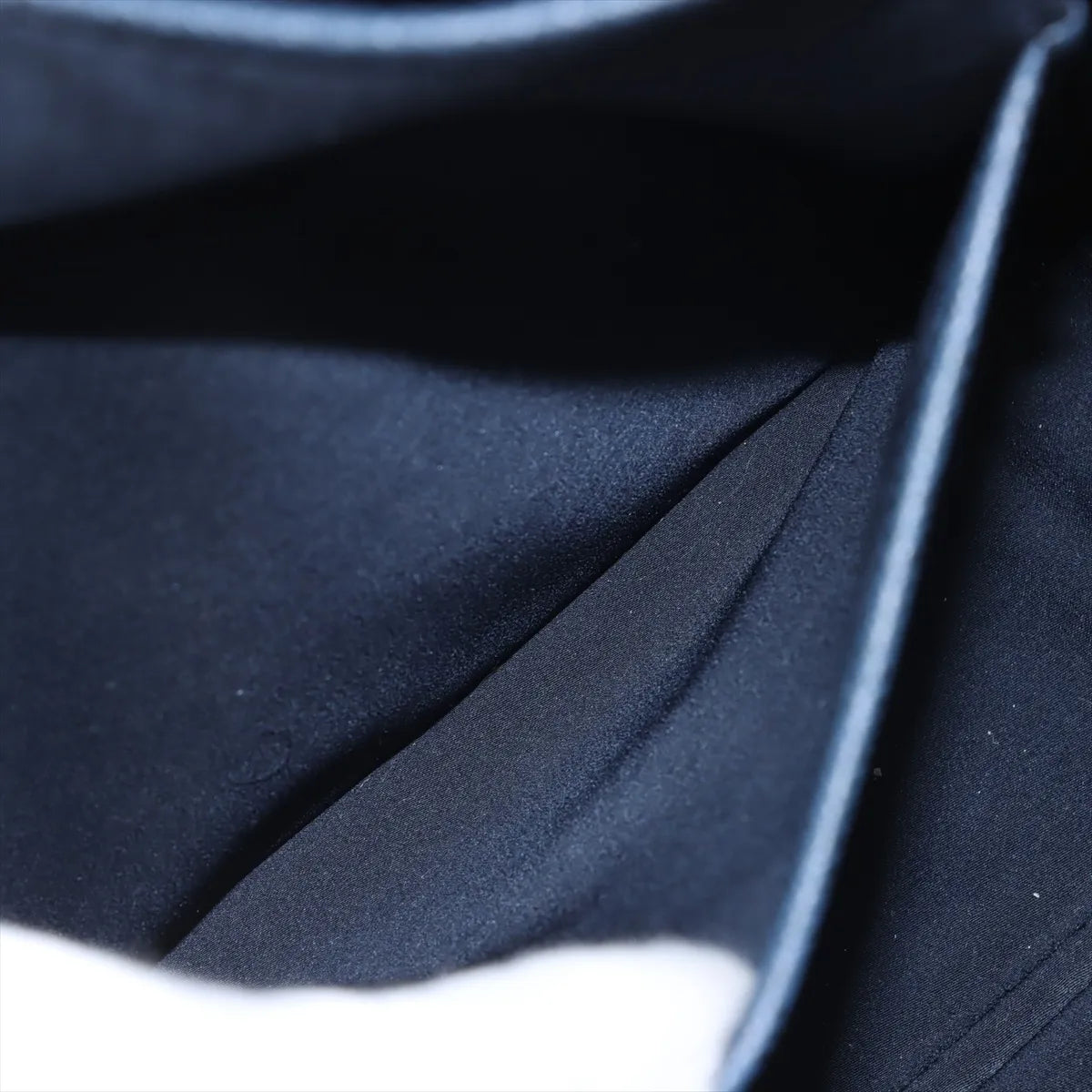 Valextra Keval x Leather Business Bag Navy Blue