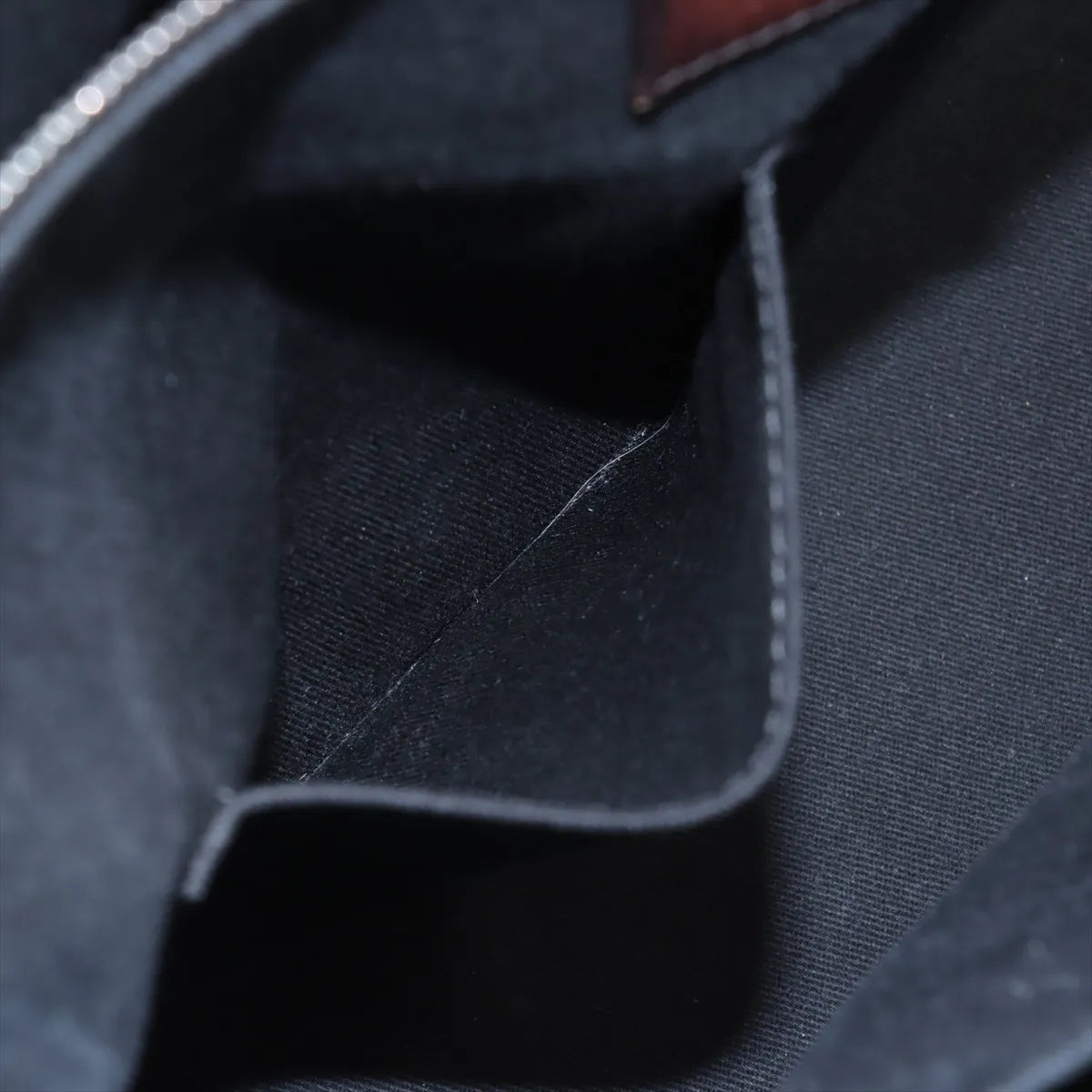 Berluti Forever Leather Tote Bag Black x Brown