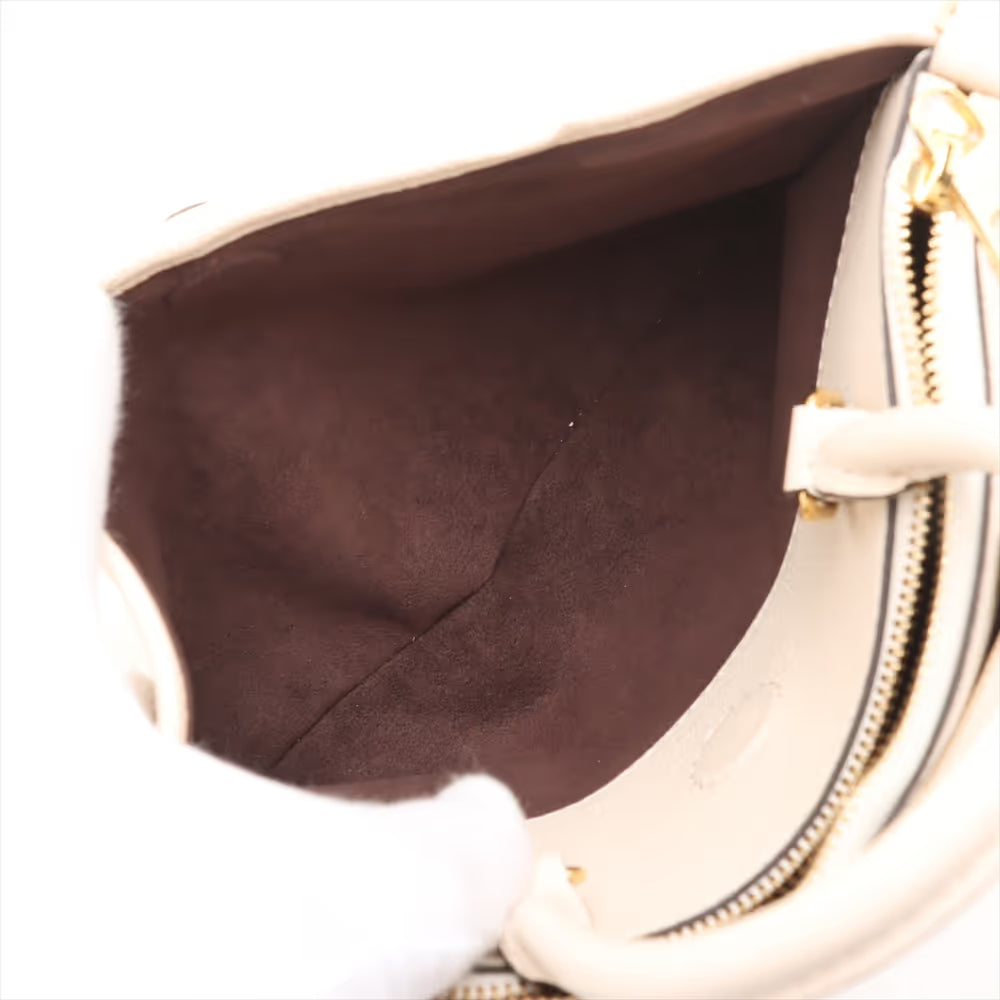 Louis Vuitton Monogram Empreinte Trianon PM White