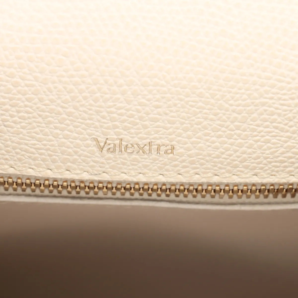 Valextra Medium Iside Leather Two-Way Handbag Beige