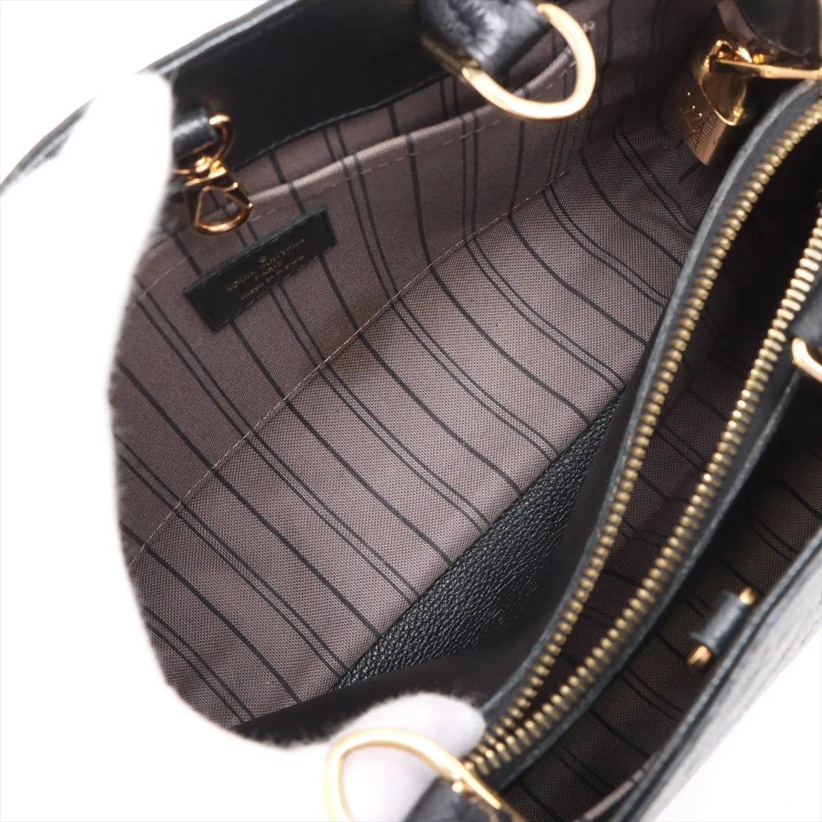 Louis Vuitton Monogram Empreinte Montaigne BB Black