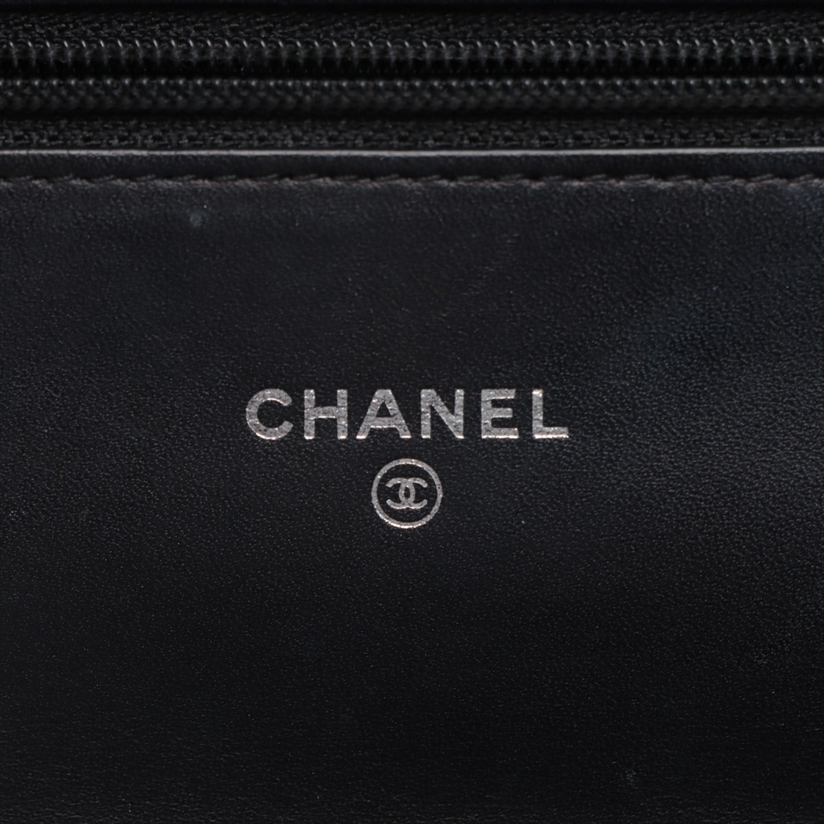 Chanel CC Logo Matelasse Patent Leather Chain Wallet Black * PREORDER *