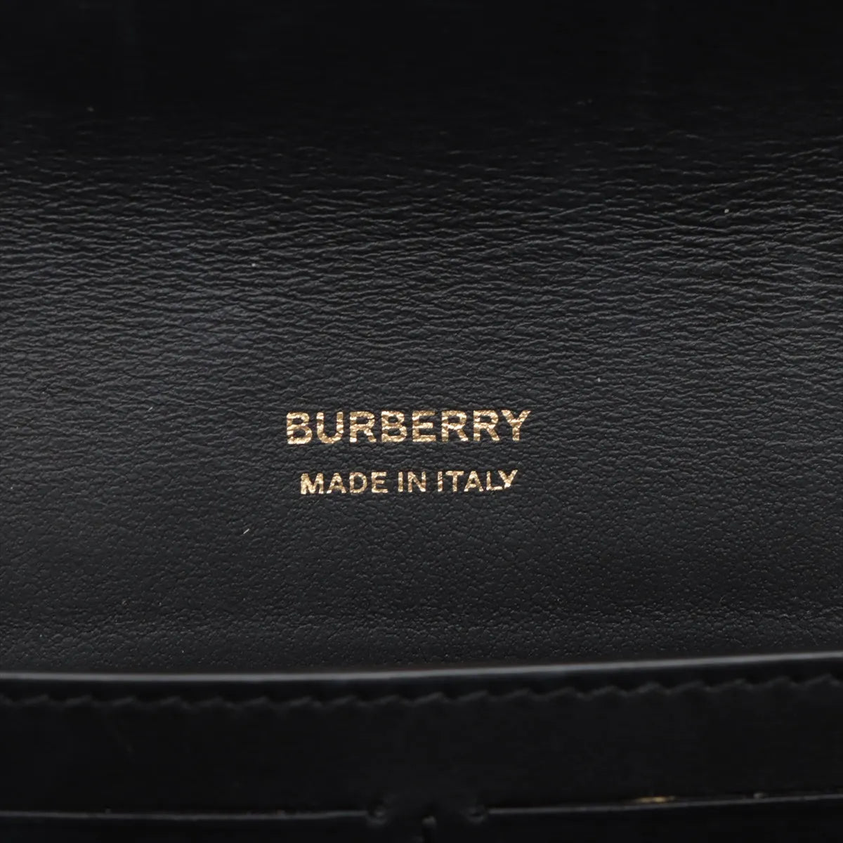 Burberry TB Quilted Lola Leather Chain Wallet Black * PREORDER *