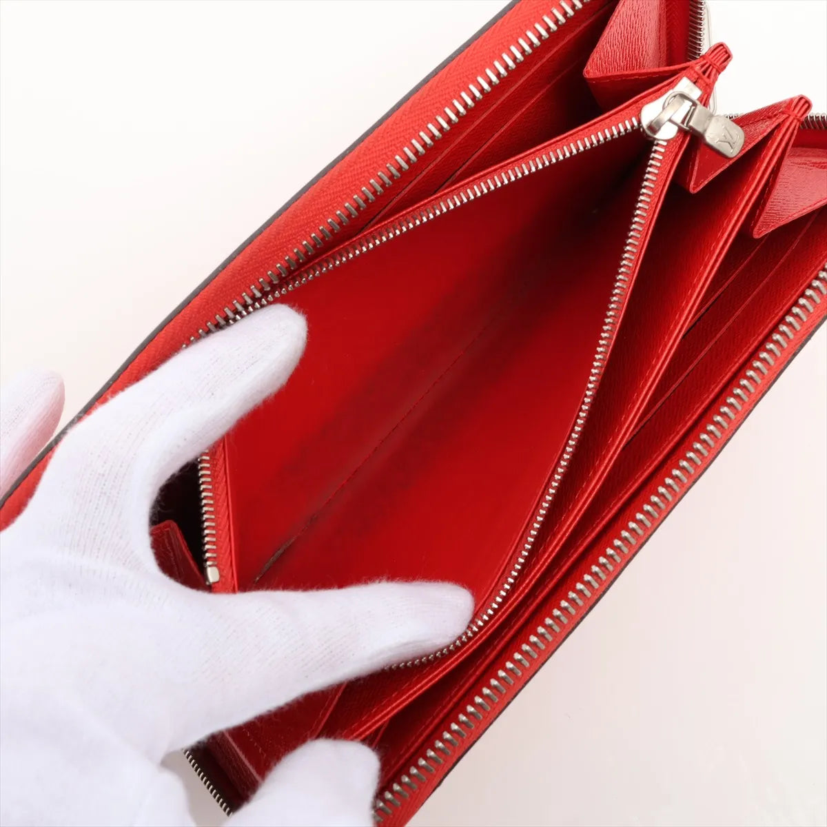 Louis Vuitton Epi Zippy Wallet Piment