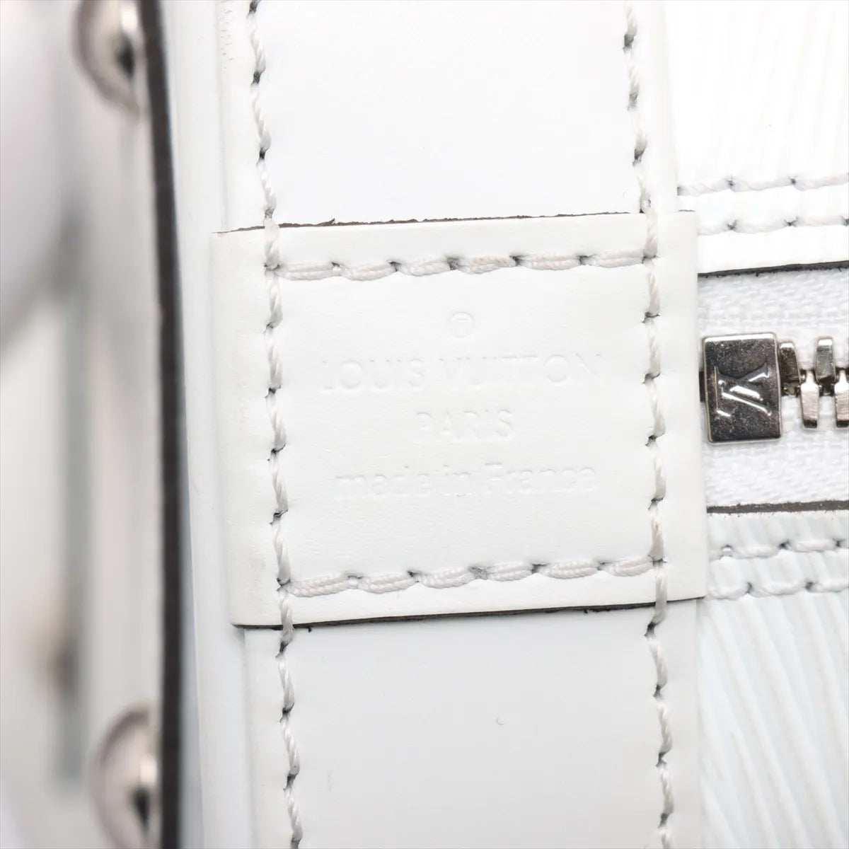 Louis Vuitton Epi Alma BB White