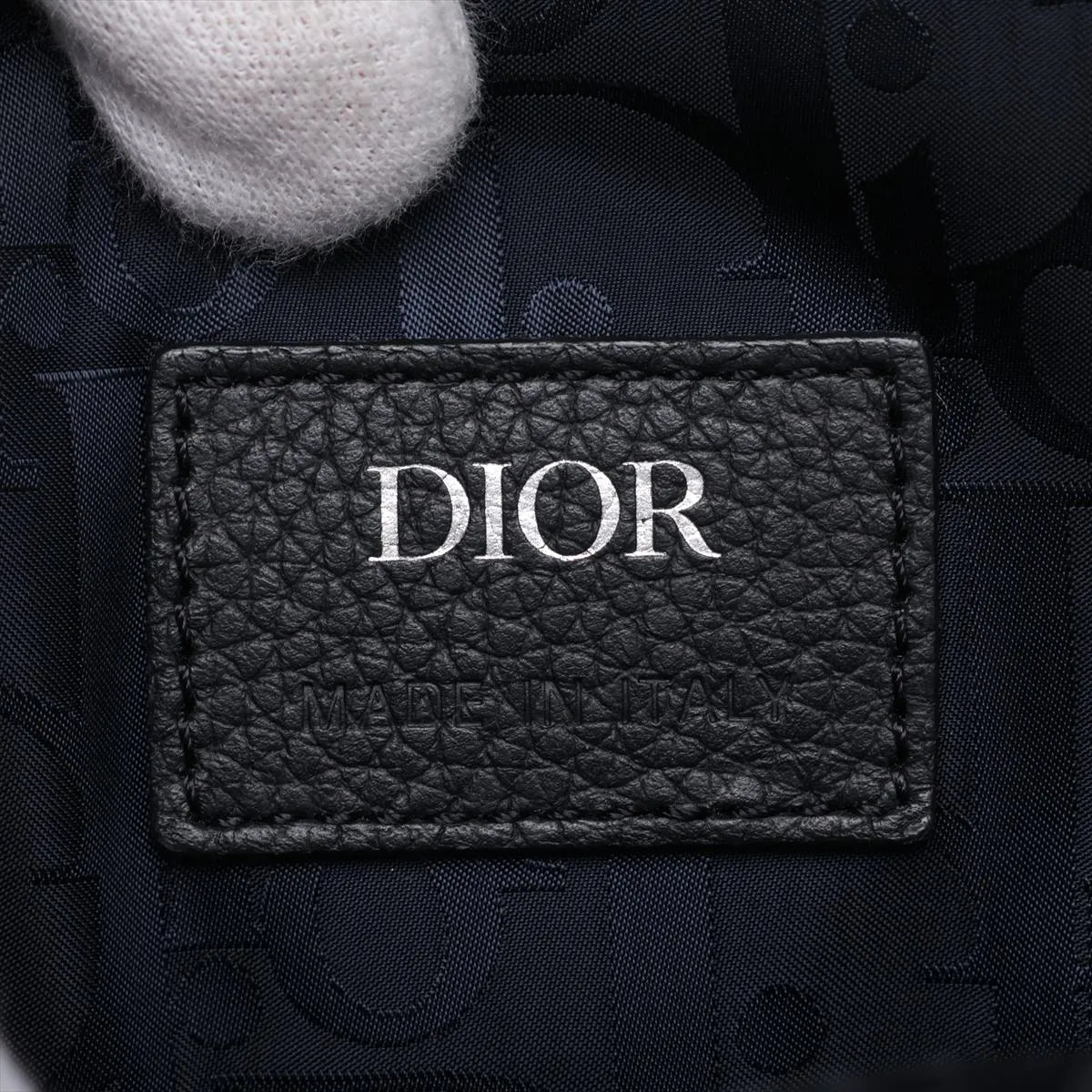 Dior Safari Leather Tote Bag Black
