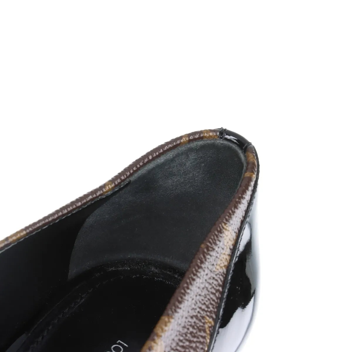 Louis Vuitton Monogram Pump Black × Brown