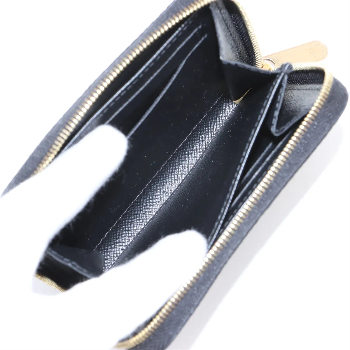 Louis Vuitton Epi Love Lock Zippy Coin Purse Black