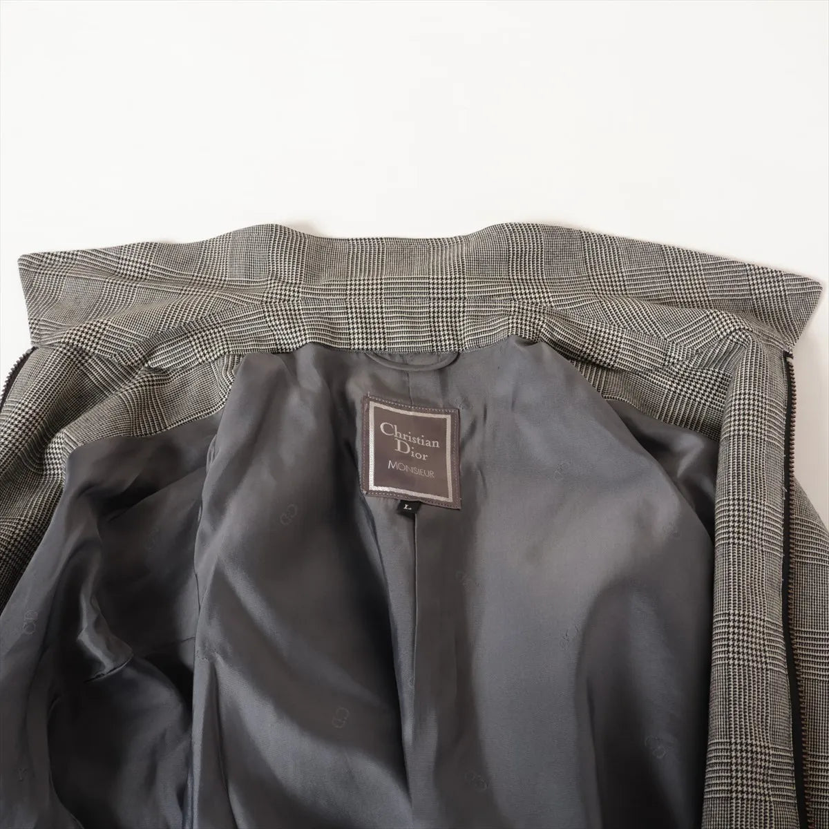 Christian Dior Mousieur Wool Blouson Gray