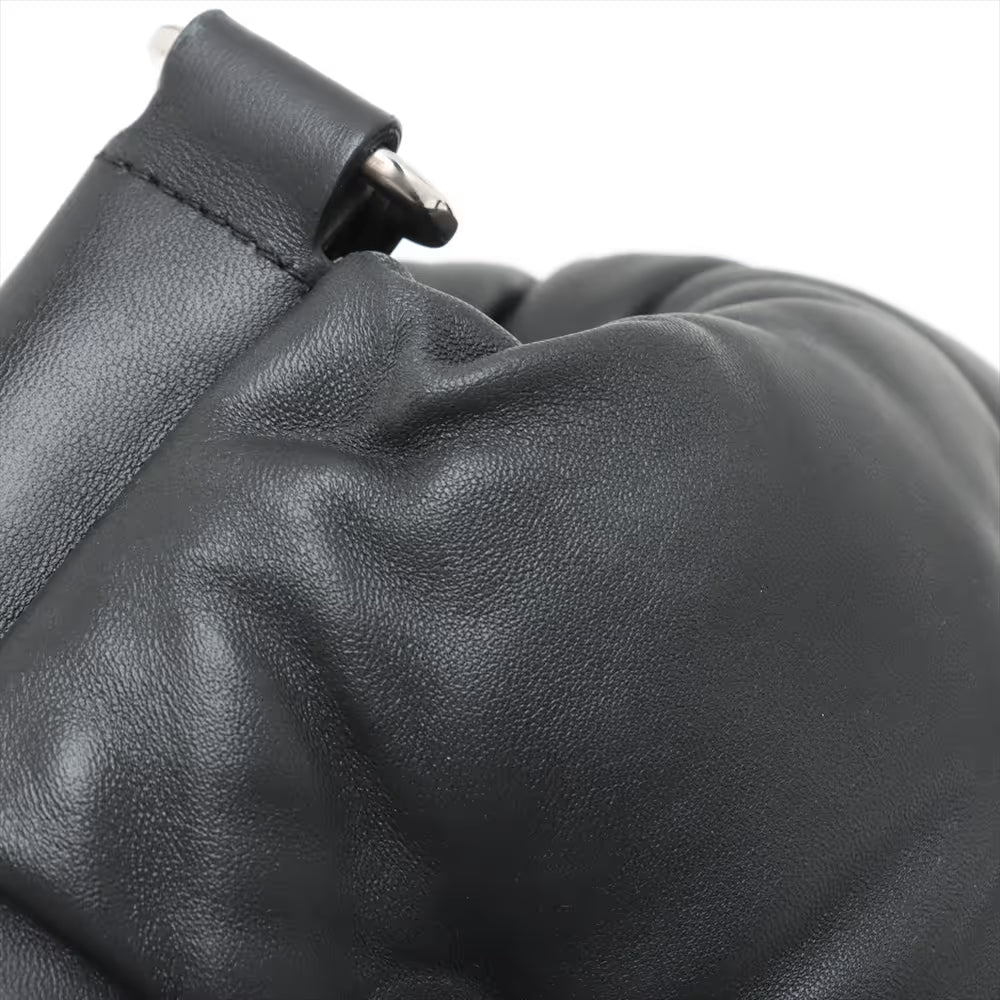 Maison Margiela Glam Slam Leather Shoulder Bag Black