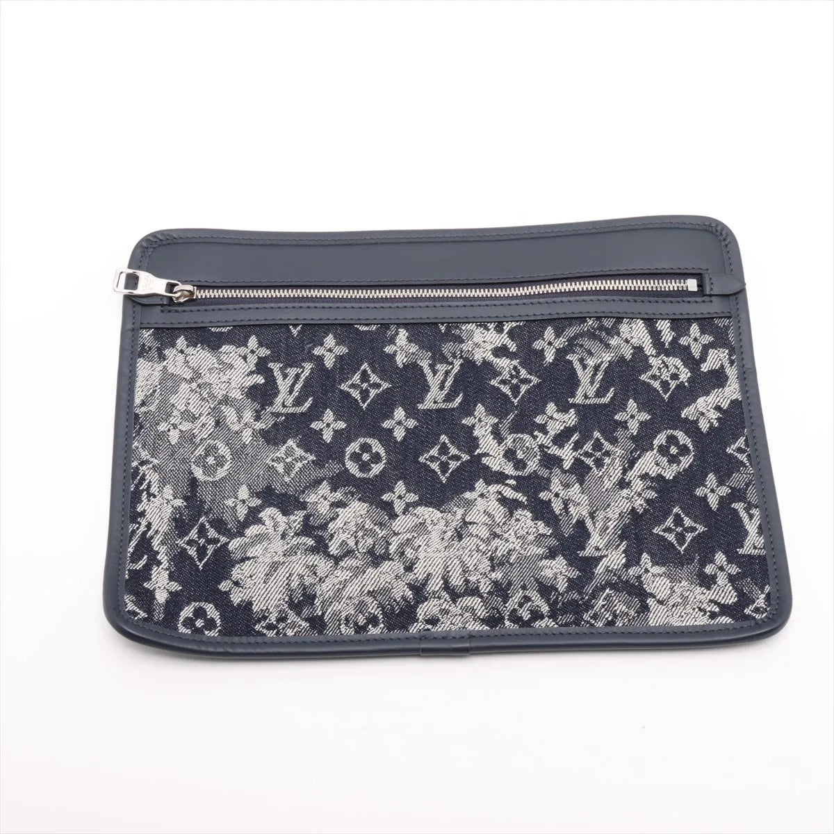 Louis Vuitton Monogram Tapestry Grand Sac Navy Blue