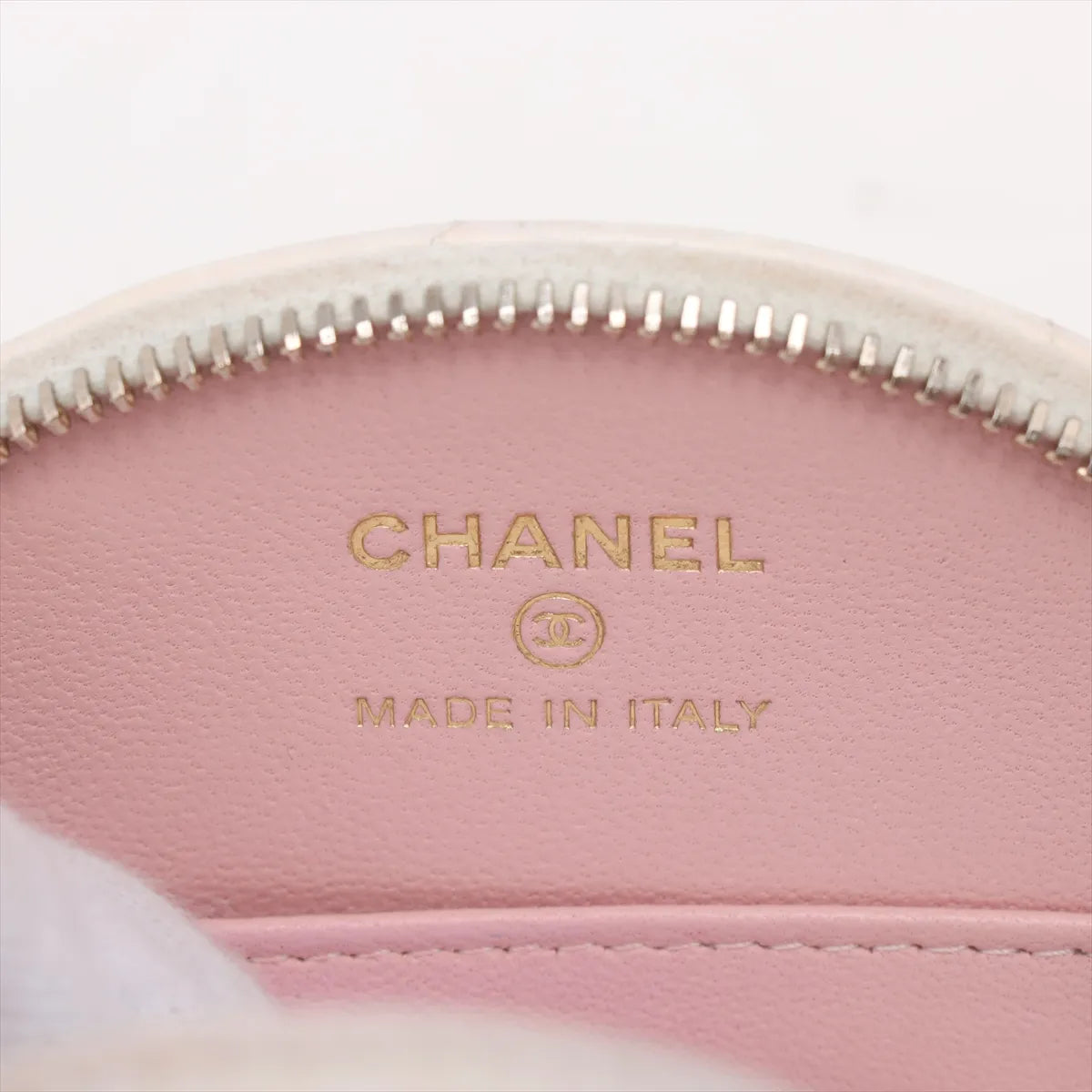 Chanel CC Logo Matelasse Leather Two-Way Round Shoulder Bag White