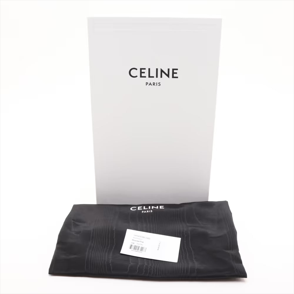 Celine Triomphe Mini Boston Leather Two-Way Handbag Pink